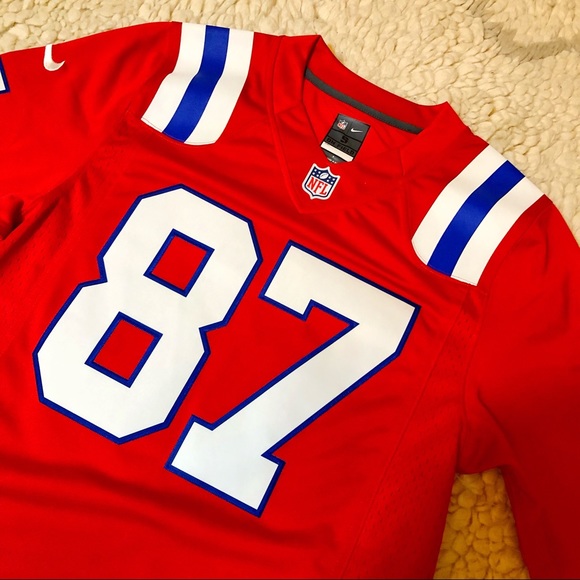 NIKE Gronk New England Patriots Jersey Gronkowski Pats - Picture 4 of 5